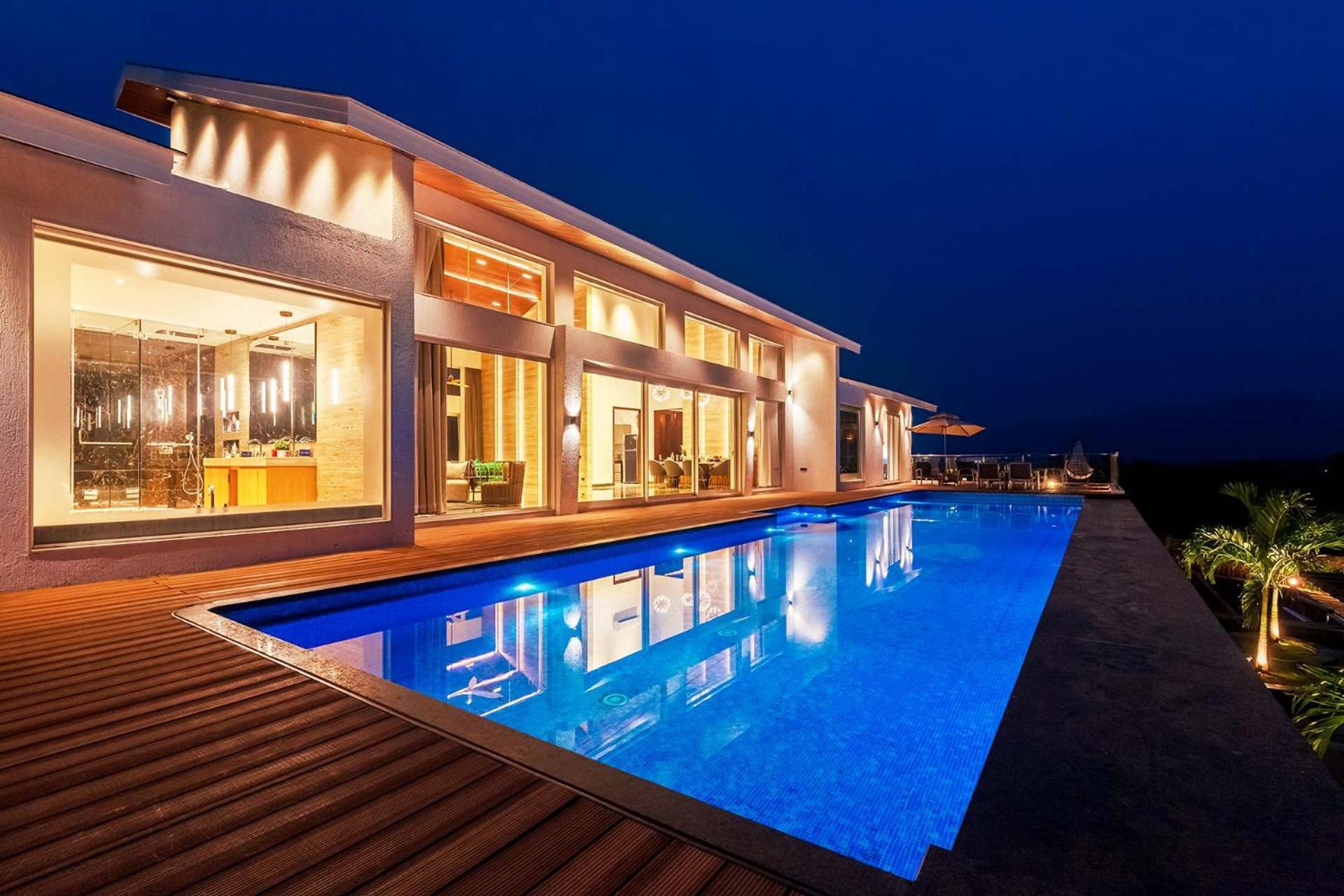 Stayvista'S Villa 107 At Canary Farms - Pure Veg With Huge Lawn, Pool And Home Theatre Лонавала Екстериор снимка